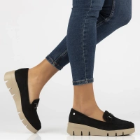 Leather shoes Filippo DP7002/25 BK black