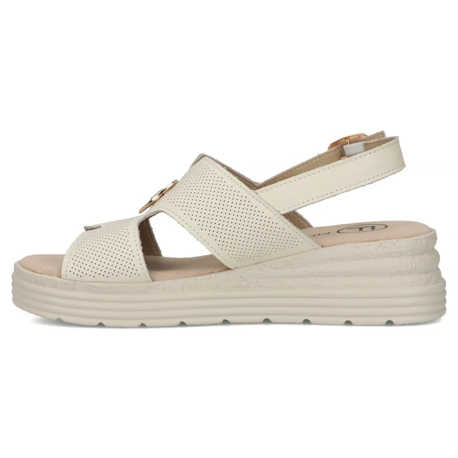 Leather sandals Filippo DS6712/25 BE beige
