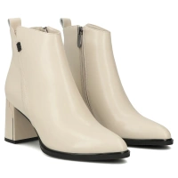 Leather ankle boots Filippo DBT7462/25 BE beige