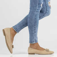 Leather shoes Filippo DP3683/22 BE beige