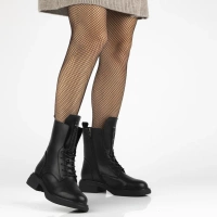 Leather ankle boots Filippo DBT7241/25 BK black