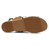 Leather sandals Filippo DS3601/22 GO BR brownish gold