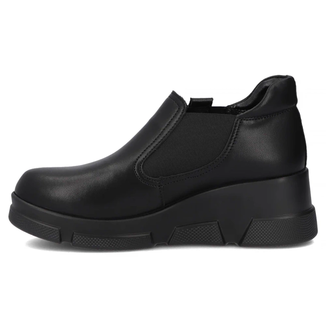 Leather ankle boots Filippo DBT7164/25 BK black