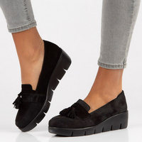 Leather shoes Filippo DP3162/23 BK SU black