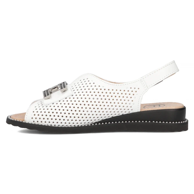 Leather sandals Filippo DS6032/25 WH white