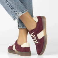Leather sneakers Filippo DP6770/25 BG maroon