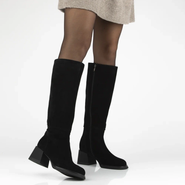 Leather ankle boots Filippo DKZ7211/25 BK black