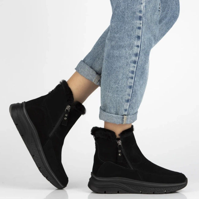 Leather ankle boots Filippo DBT7291/25 GR grey