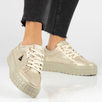 Leather shoes FILIPPO  DP4245/23 GO gold