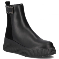 Leather ankle boots Filippo DBT7268/25 BK black