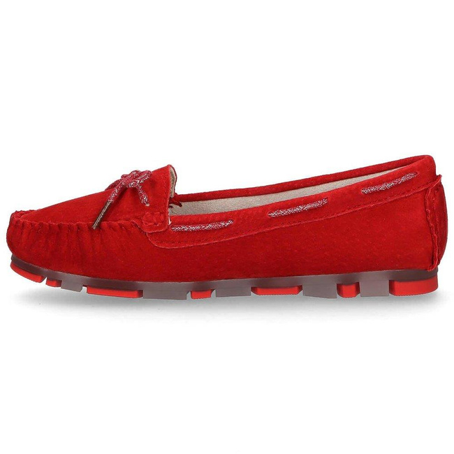 Leather loafers Filippo DP1203/20 RD red