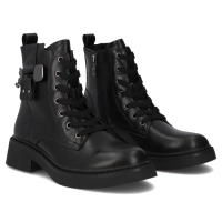 Leather ankle boots Filippo DBT7151/25 BK black