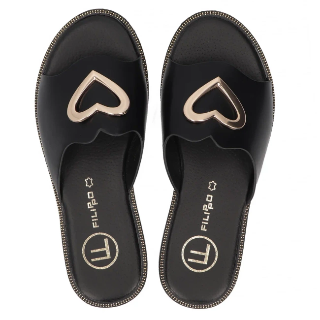 Flip-flops Filippo DK6909/25 BK  black