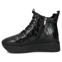 Skórzane botki na platformie Filippo DBT7278/25 GE