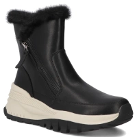 Leather ankle boots Filippo DBT7157/25 BK black