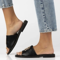 Klapki Filippo DK6905/25 BK czarne