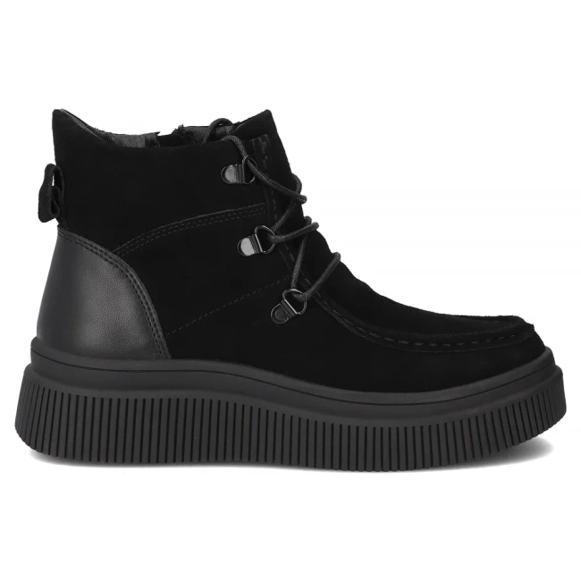 Leather ankle boots Filippo DBT7291/25 GR grey