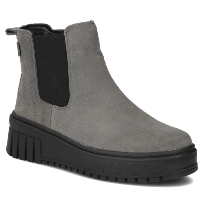 Leather ankle boots Filippo DBT7279/25 GR grey