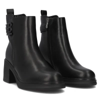 Leather ankle boots DBT6547/24 BK black
