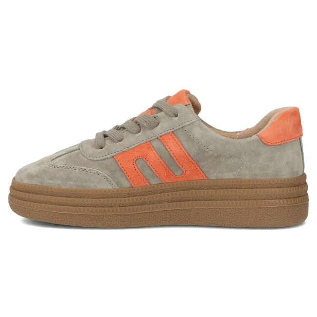 Leather shoes Filippo DP7114/25 KH grey