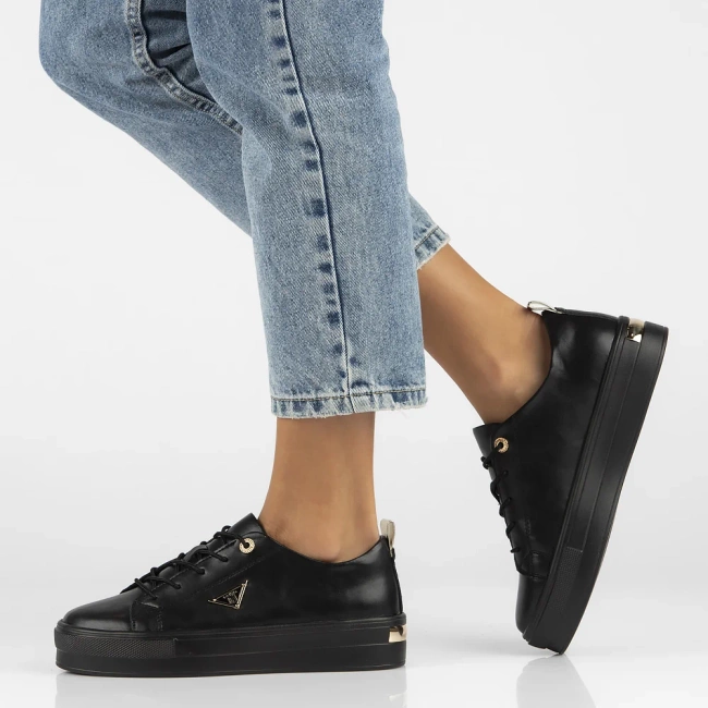 Leather shoes Filippo DP3533/25 BK black