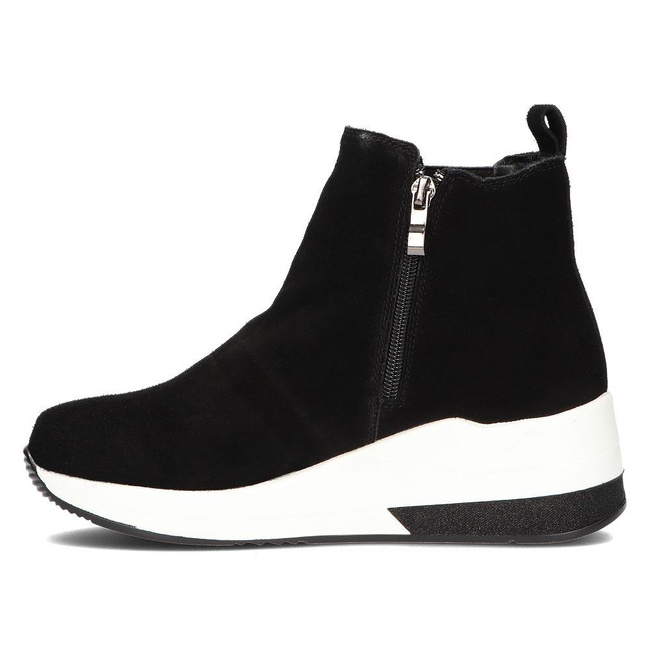Leather ankle boots Filippo DBT3195/21 BK black