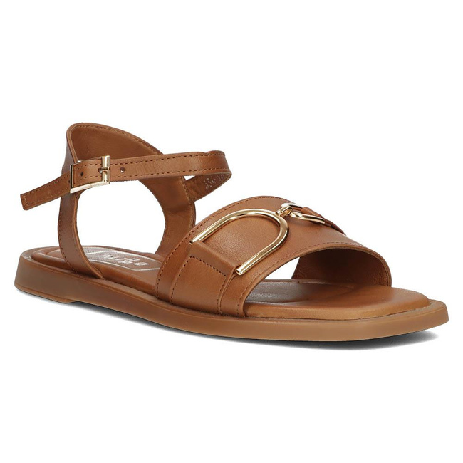 Leather sandals Filippo DS3901/22 BR brown