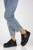 Leather sneakers Filippo DP4913/24 BK black