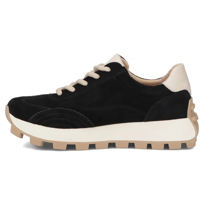 Leather sneakers Filippo DP7498/26 BK black