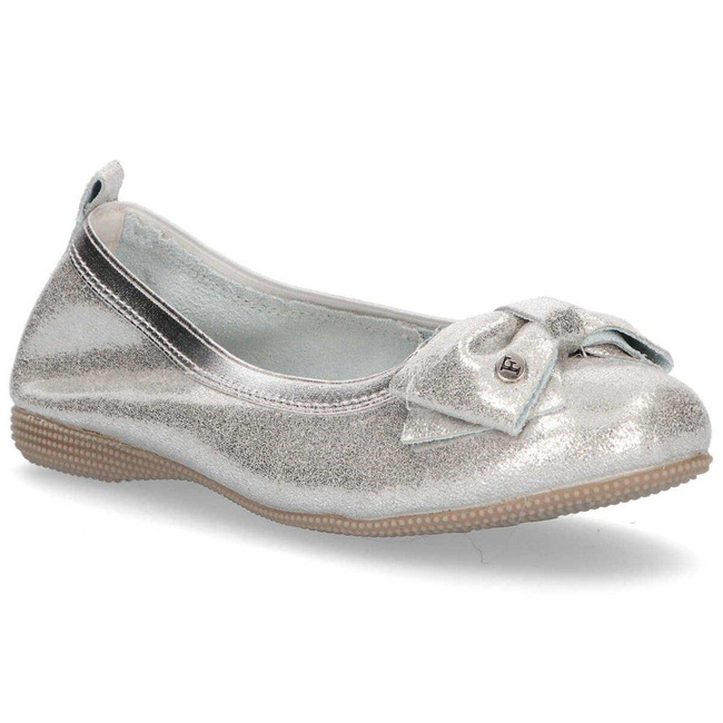 Leather ballerinas Filippo DP1409/20 SI silver