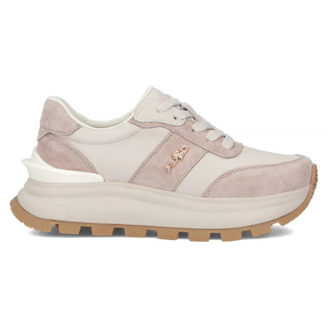 Leather sneakers Filippo DP7003/25 BE beige