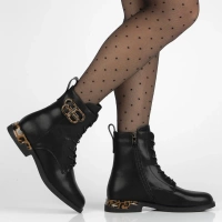 Leather ankle boots Filippo DBT7206/25 BK black