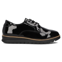 Skórzane półbuty Filippo DP6839/25 BK L czarne