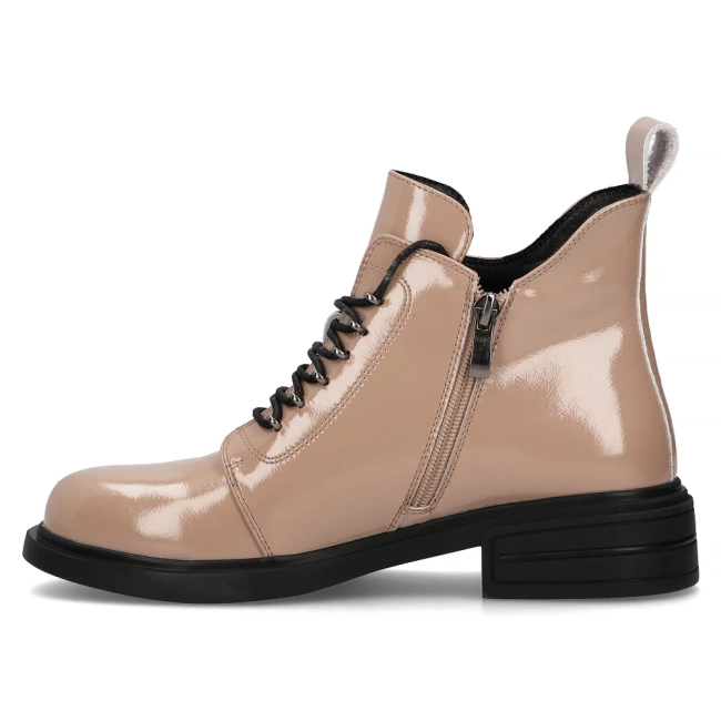 Leather ankle boots Filippo DBT6318/25 BE beige