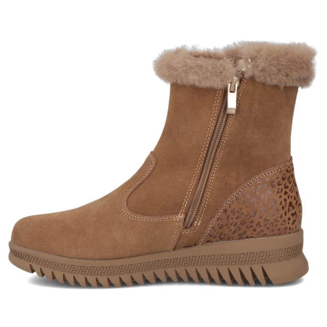 Skórzane botki Filippo DBT7271/25 BR brązowe