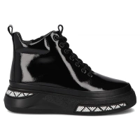 Leather ankle boots Filippo DBT7276/25 BK black