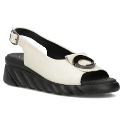 Leather sandals Filippo DS7011/25 BE beige