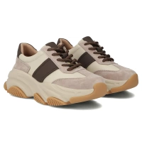 Skórzane sneakersy Filippo DP7113/25 BE beżowe
