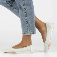 Leather shoes Filippo DP3681/25 WH white