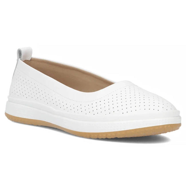 Leather shoes Filippo DP7008/25 WH white