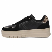 Leather sneakers Filippo DP7102/25 BK black