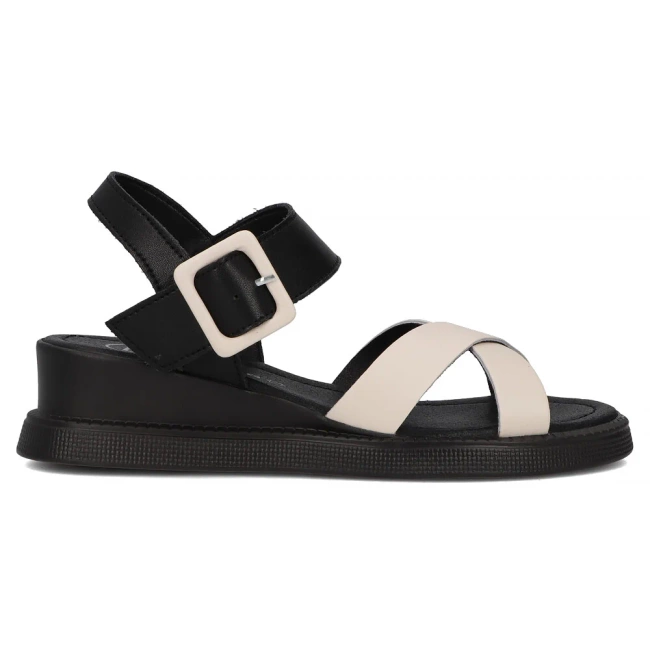 Leather sandals Filippo DS6874/25 BE beige