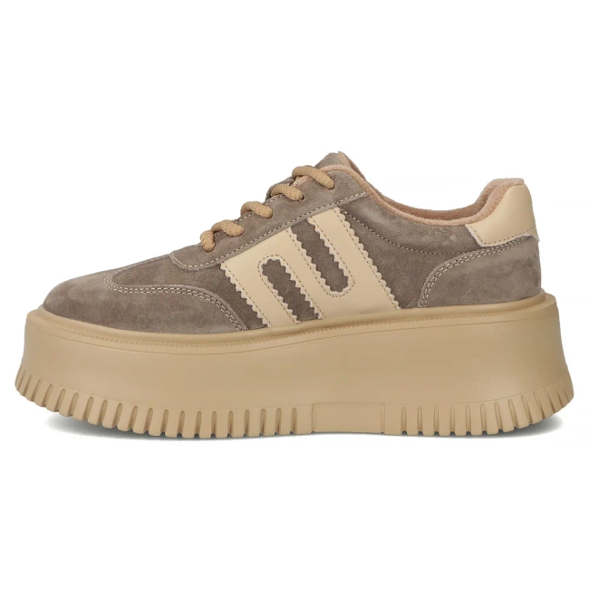 Leather shoes Filippo DP7111/25 TP Taupe