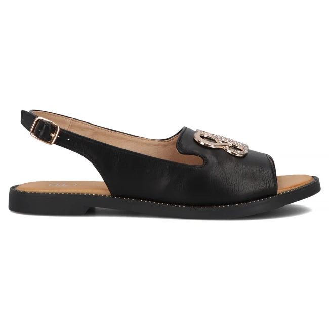 Sandały Filippo DS6918/25 BK czarne