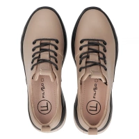 Leather sneakers Filippo DP6427/25 TP taupe