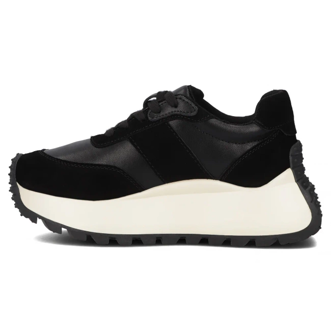 Leather sneakers Filippo DP6785/25 BE beige