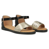 Sandały Filippo DS6917/25 BK GO czarne