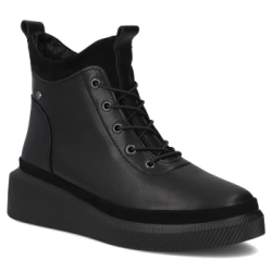 Leather ankle boots DBT4799/25 BK black