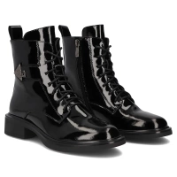 Skórzane botki Filippo DBT7315/25 BK czarne