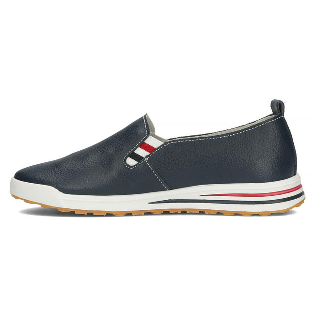 Leather shoes Filippo DP3510/22 NV navy blue